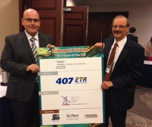 MTO Minister Del Duca with RCCAO's Andy Manahan